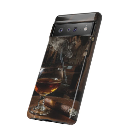 "Hot Whiskey and Cigar" Mobile Phone Case