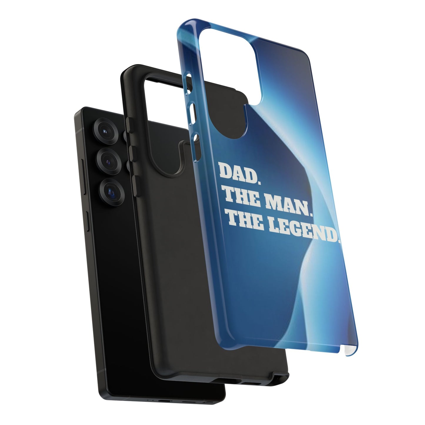 "Dad.  The Man.  The Legend" Mobile Phone Case (blue)
