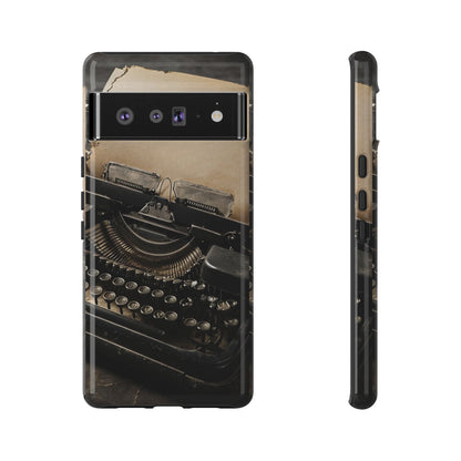 "Fade in. A Writer at the Cusp of Genius" Mobile Phone Case