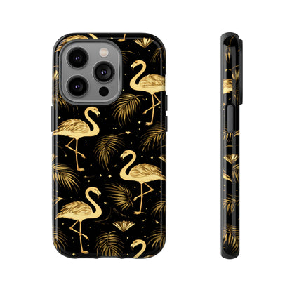 "Gold Flamingo" Mobile Phone Case