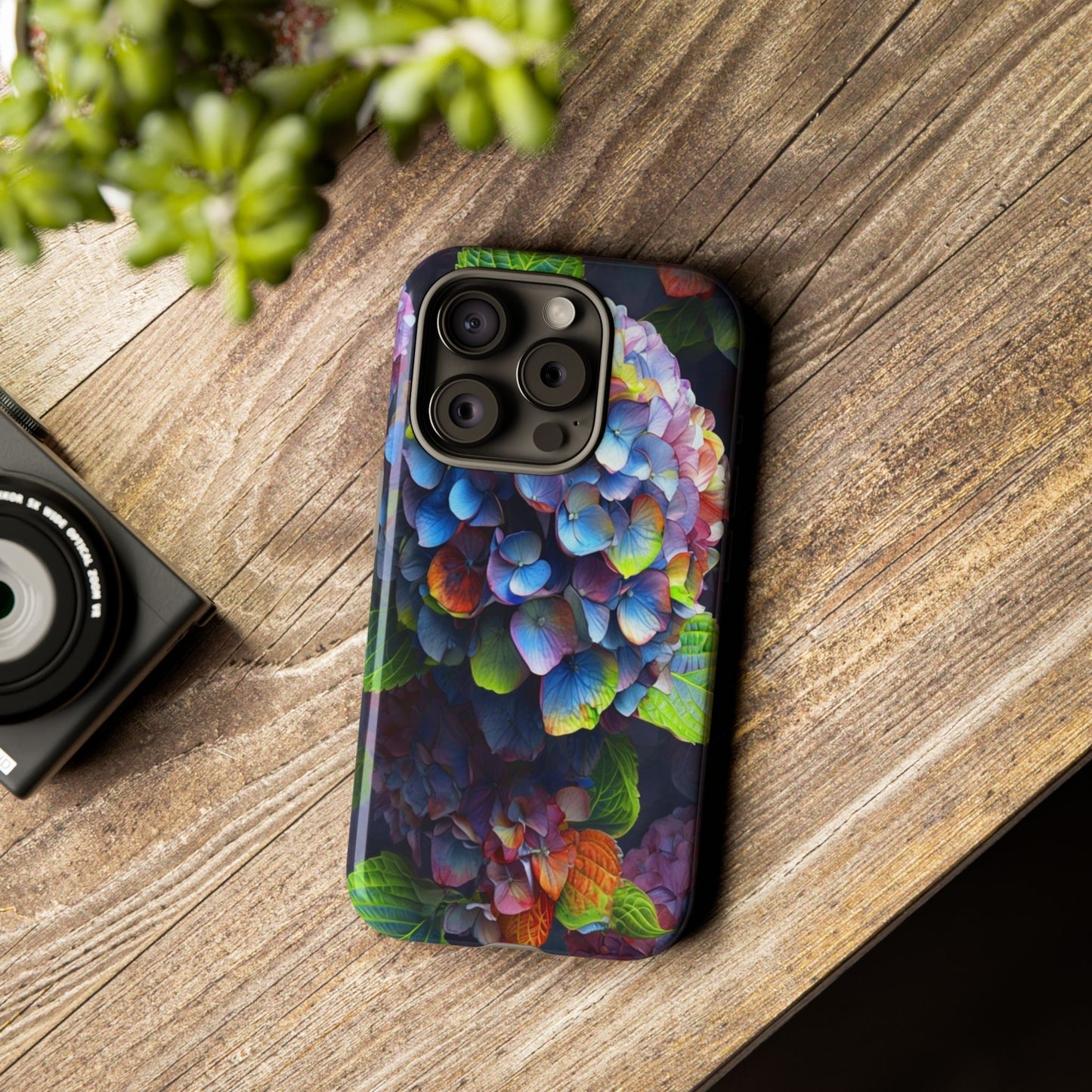 "Blue Mood, Bloom Mood" Mobile Phone Case