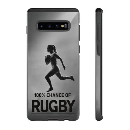 "Rain, Shine, Rugby" Mobile Phone Case