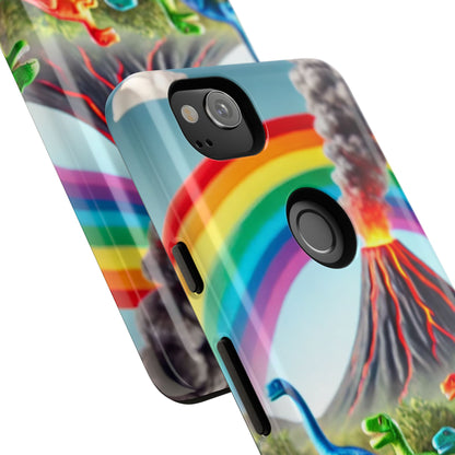 "Rainbow Dinosaurs" Mobile Phone Case