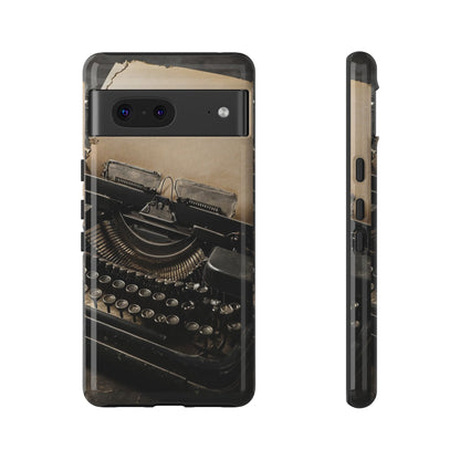 "Fade in. A Writer at the Cusp of Genius" Mobile Phone Case