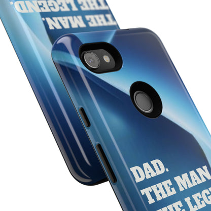 "Dad.  The Man.  The Legend" Mobile Phone Case (blue)