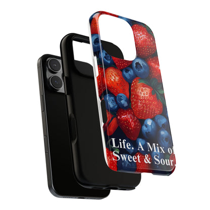 "Life. A Mix of Sweet and Sour" Mobile Phone Case