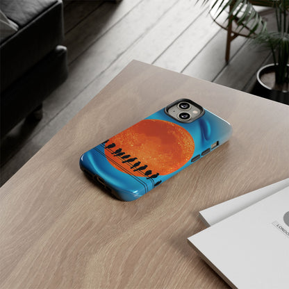 "The Feathered Assembly" Mobile Phone Case (orange)