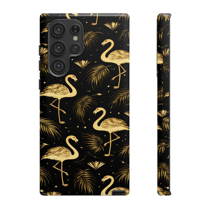 "Gold Flamingo" Mobile Phone Case