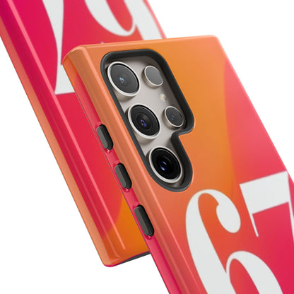 "67" Mobile Phone Case