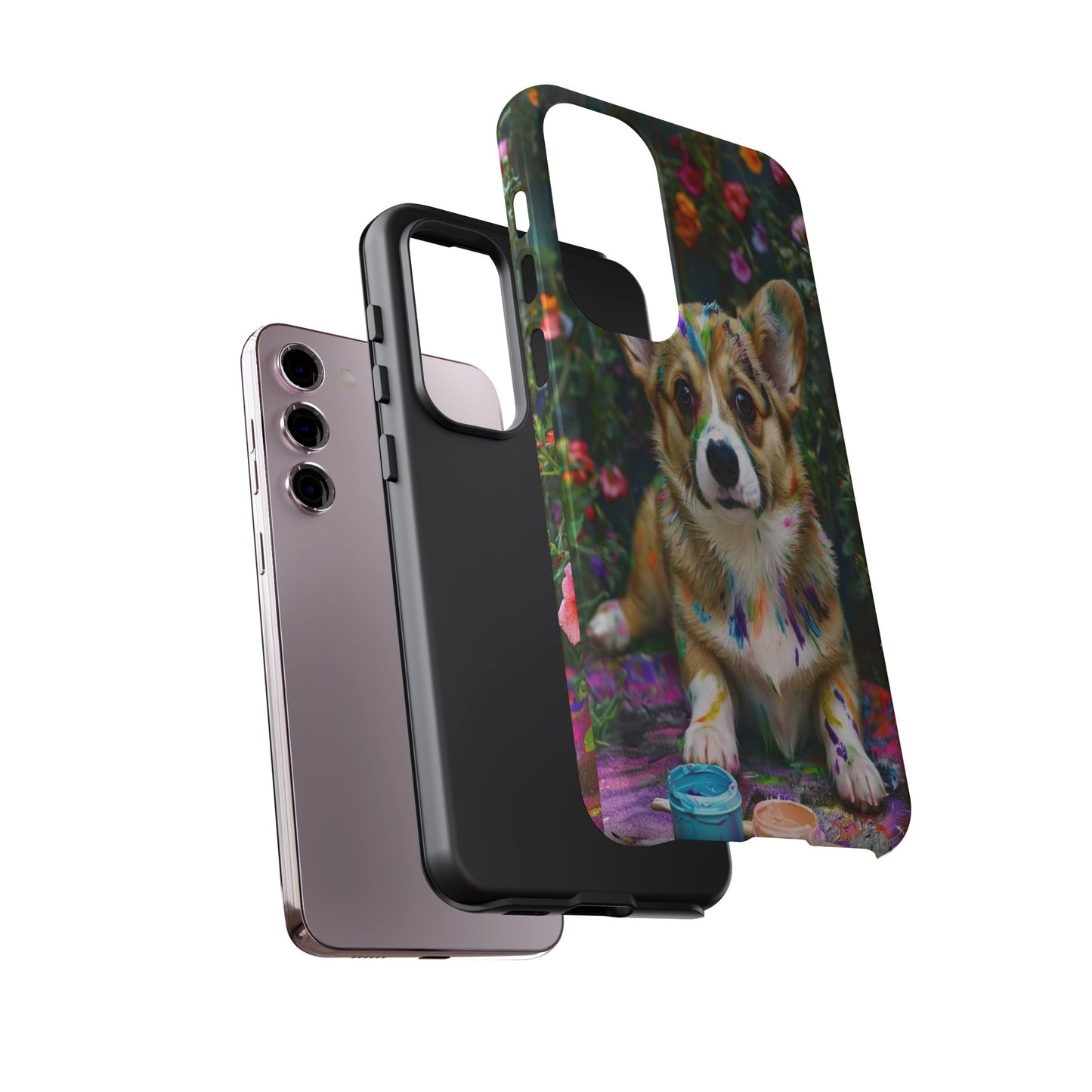 "Paint It Corgi" Mobile Phone Case