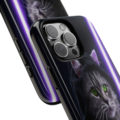 "Jedi Whisker" Mobile Phone Case (purple)