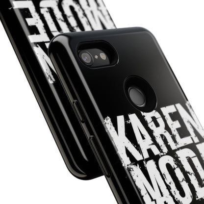 "Karen Mode On" Mobile Phone Case (green)