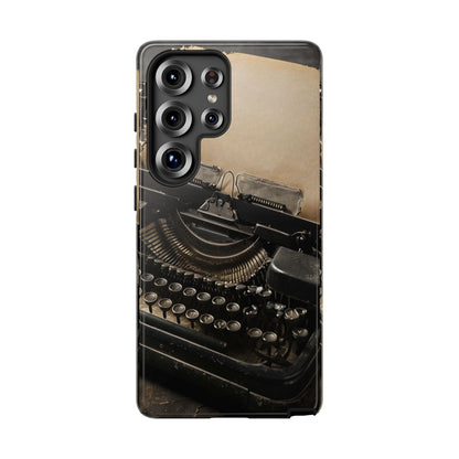 "Fade in. A Writer at the Cusp of Genius" Mobile Phone Case