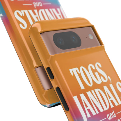 "Togs, Jandals and Sunnies" Mobile Phone Case