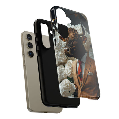 "The Genteel Bull" Mobile Phone Case