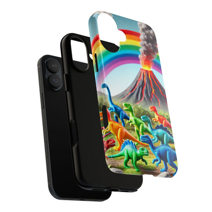"Rainbow Dinosaurs" Mobile Phone Case