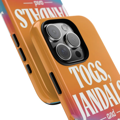 "Togs, Jandals and Sunnies" Mobile Phone Case