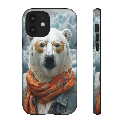 "Urban Zen Polar Bear" Mobile Phone Case