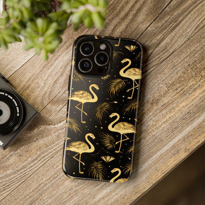 "Gold Flamingo" Mobile Phone Case