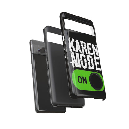"Karen Mode On" Mobile Phone Case (green)