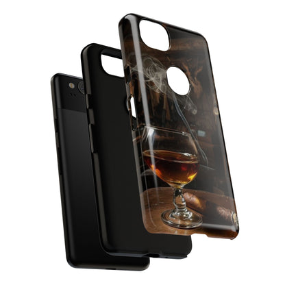 "Hot Whiskey and Cigar" Mobile Phone Case