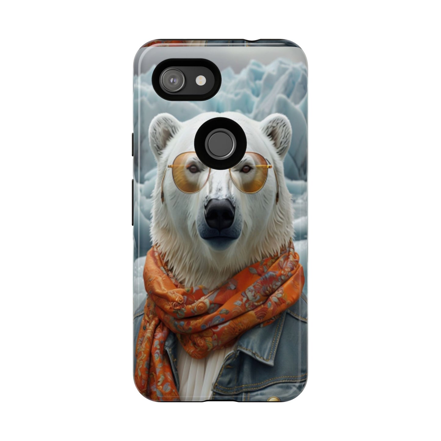 "Urban Zen Polar Bear" Mobile Phone Case