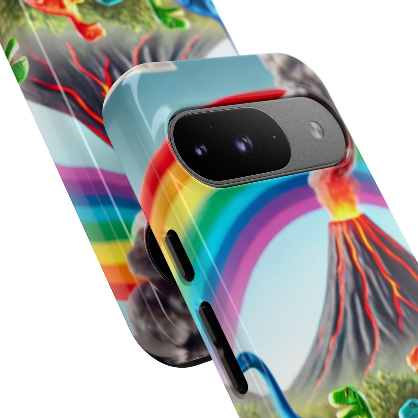 "Rainbow Dinosaurs" Mobile Phone Case