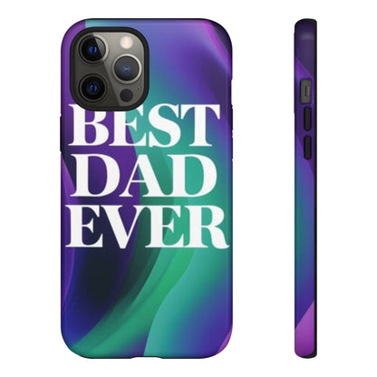 "Best Dad Ever" Mobile Phone Case (purple)