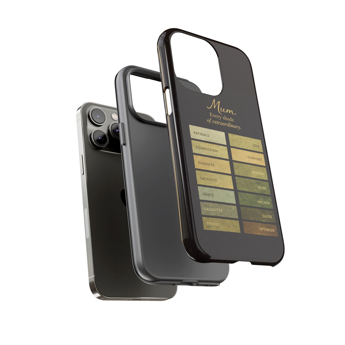 "Every Shade of Extraordinary" Mobile Phone Case (green)