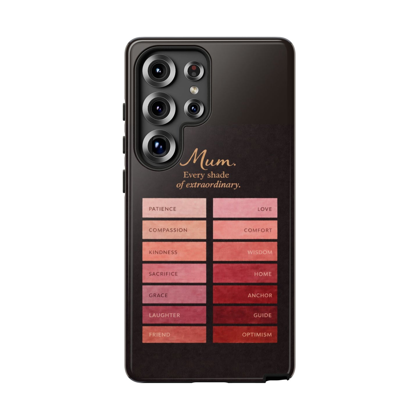 "Every Shade of Extraordinary" Mobile Phone Case (blush)