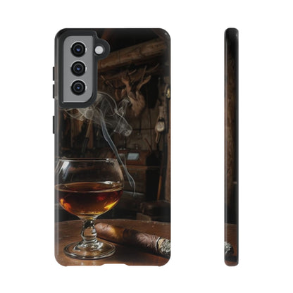"Hot Whiskey and Cigar" Mobile Phone Case