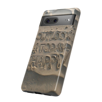 "Life is Short.  Be Happy" Mobile Phone Case
