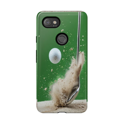 "Bunker Shot" Mobile Phone Case (light green)