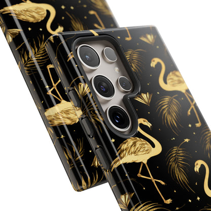 "Gold Flamingo" Mobile Phone Case