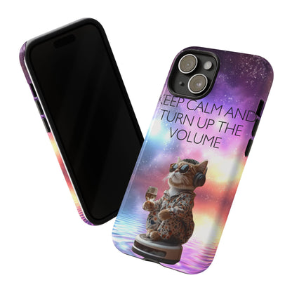 "Keep calm and turn up the Volume" Mobile Phone Case (mix)