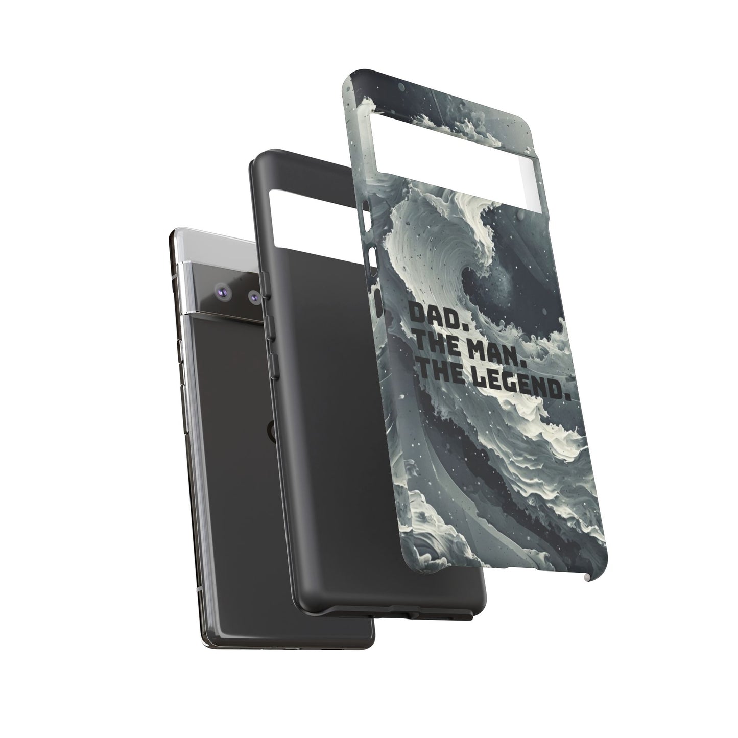 "Dad. The Man. The Legend" Mobile Phone Case (grey)