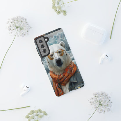 "Urban Zen Polar Bear" Mobile Phone Case