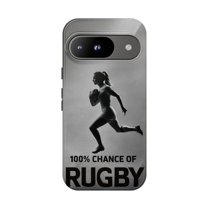"Rain, Shine, Rugby" Mobile Phone Case