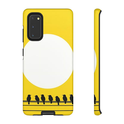 "The Feathered Assembly - Yellow" Mobile Phone Case