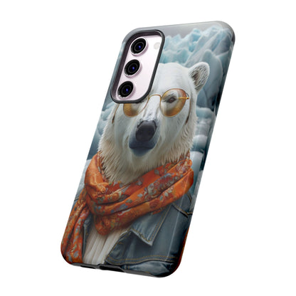 "Urban Zen Polar Bear" Mobile Phone Case