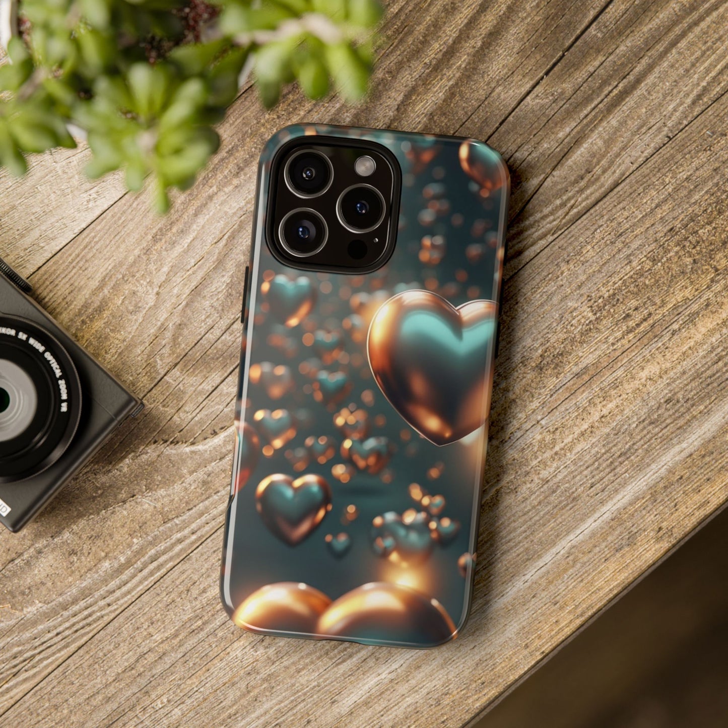 "Hearts on Repeat" Mobile Phone Case