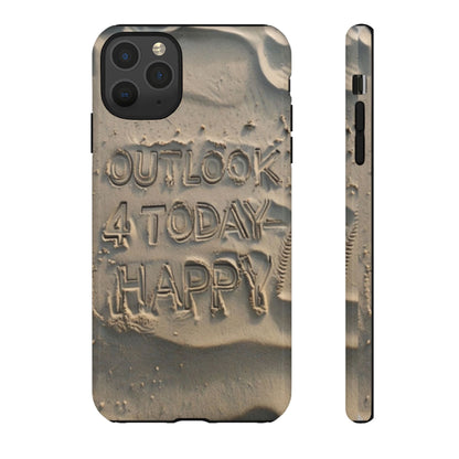 "Life is Short.  Be Happy" Mobile Phone Case