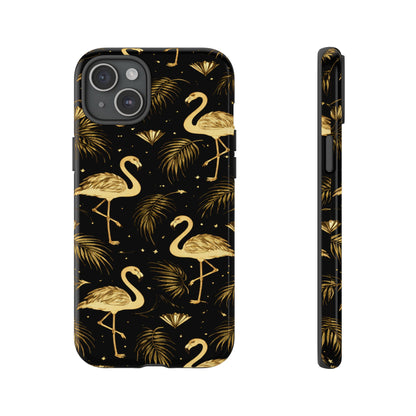 "Gold Flamingo" Mobile Phone Case
