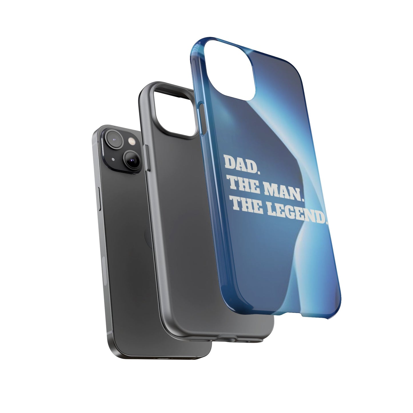 "Dad.  The Man.  The Legend" Mobile Phone Case (blue)