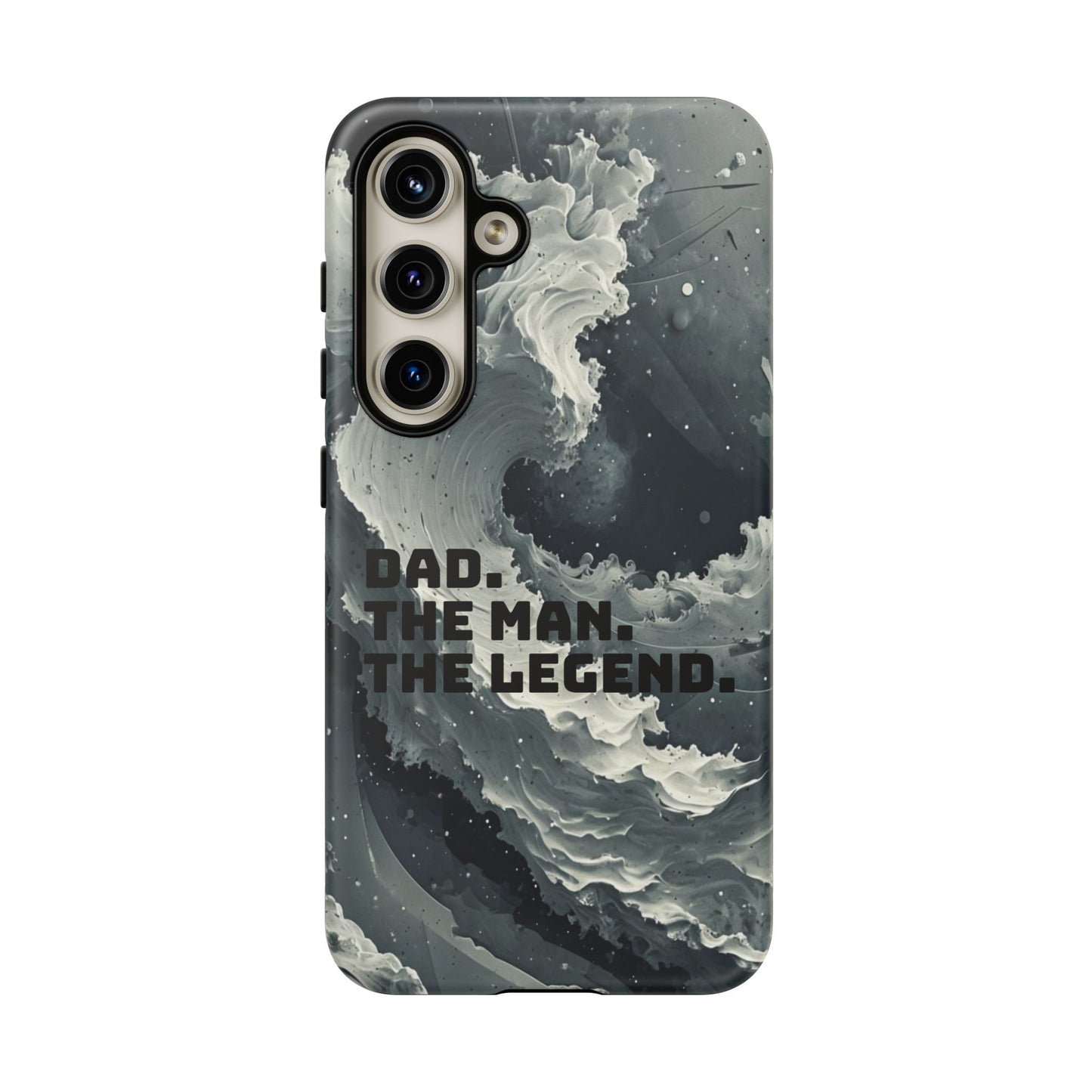 "Dad. The Man. The Legend" Mobile Phone Case (grey)