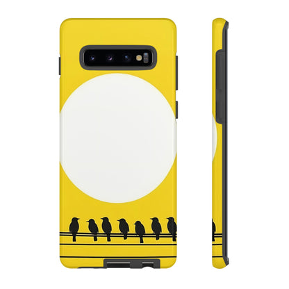 "The Feathered Assembly - Yellow" Mobile Phone Case