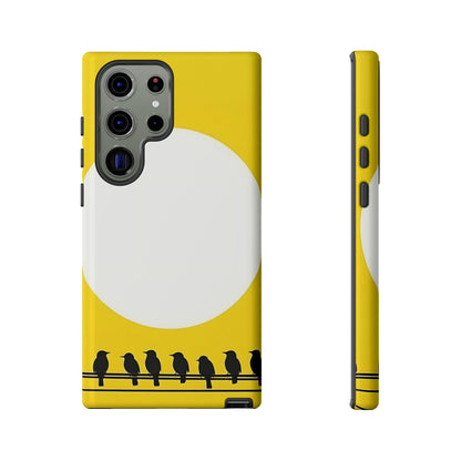 "The Feathered Assembly - Yellow" Mobile Phone Case