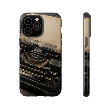"Fade in. A Writer at the Cusp of Genius" Mobile Phone Case