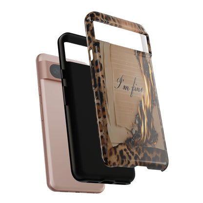 "I Am Fine" Mobile Phone Case