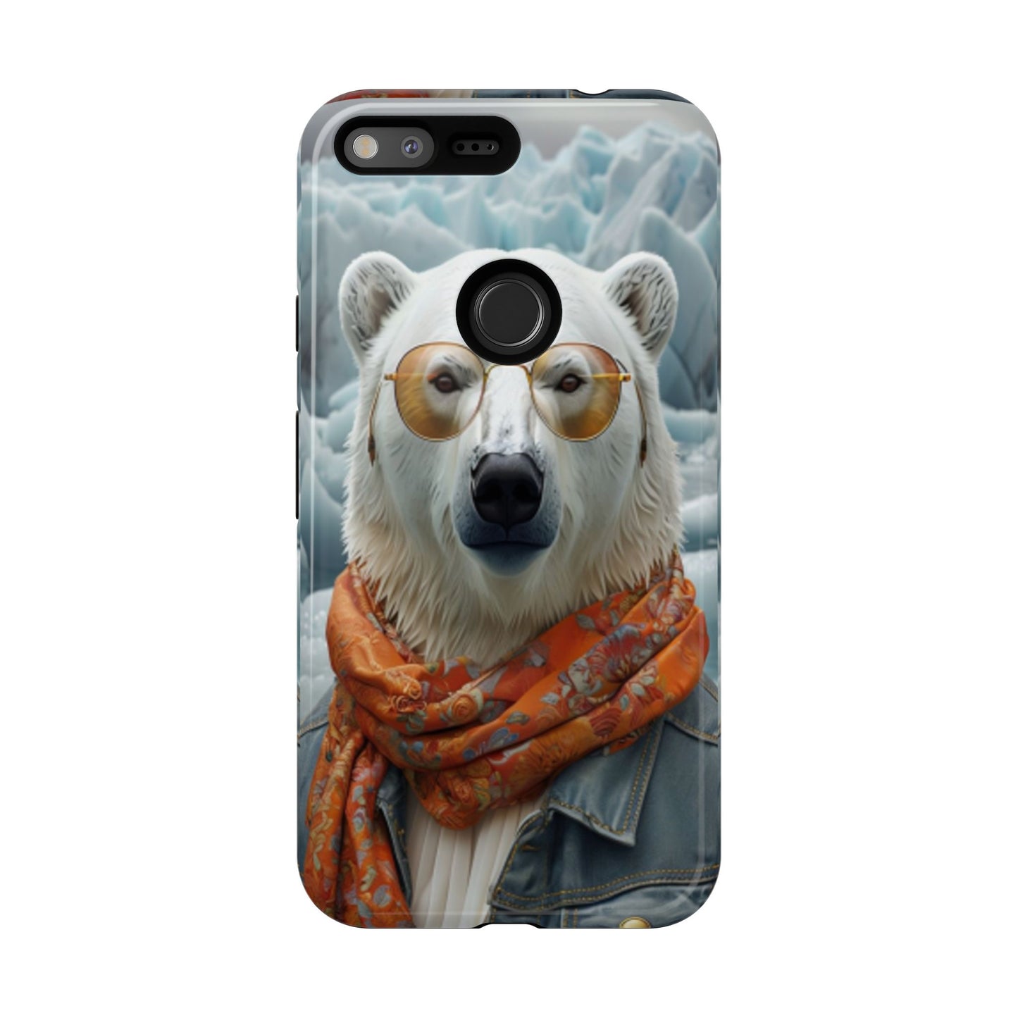 "Urban Zen Polar Bear" Mobile Phone Case